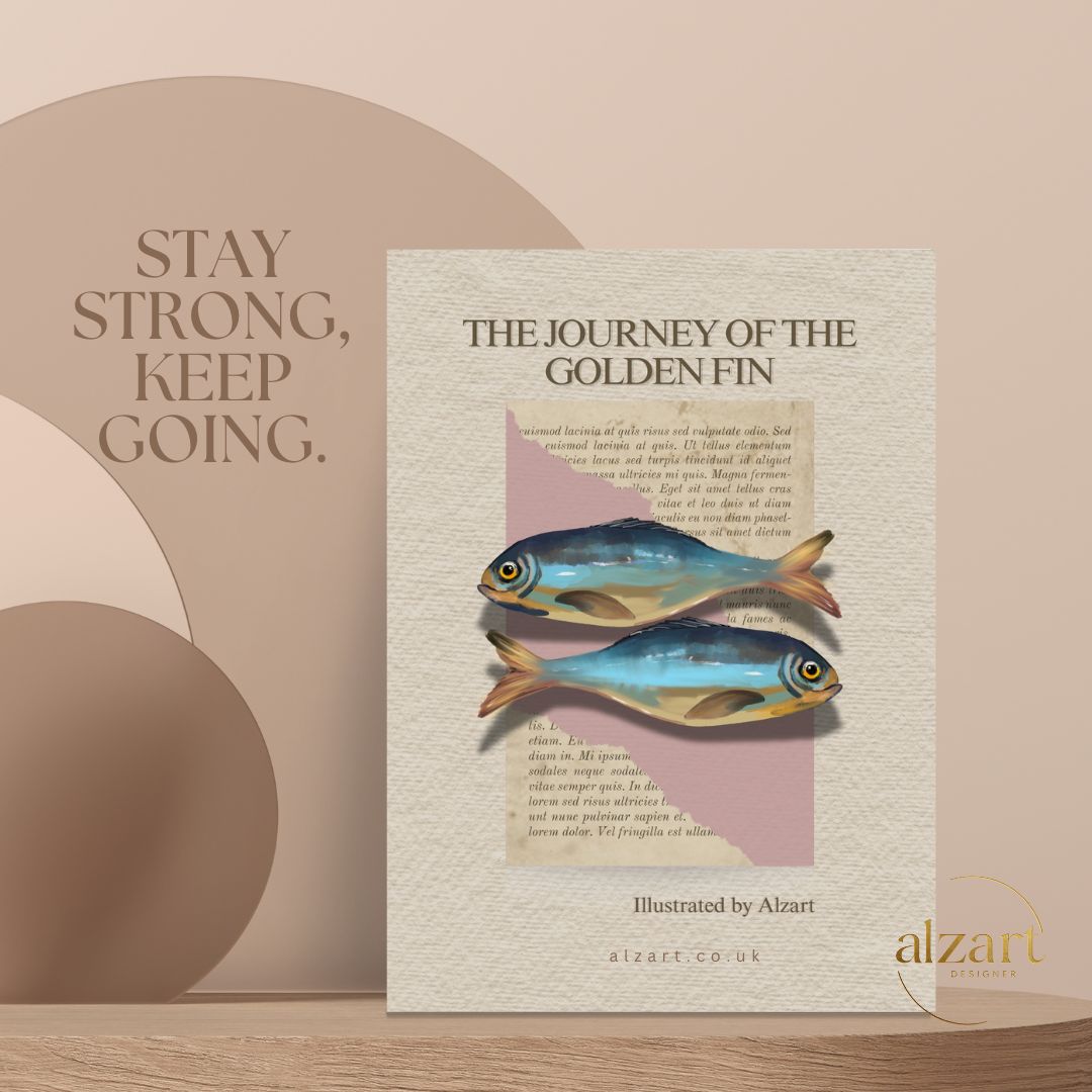AlmanzartA69395's tweet image. A new cover design for “The Journey of the Golden Fin.” A visual story of courage, transformation, and inner peace. 💛🐟
#BookDesign #CoverDesign #IllustrationArt #CreativeProcess #ArtDirection #DesignInspiration #IndieAuthor