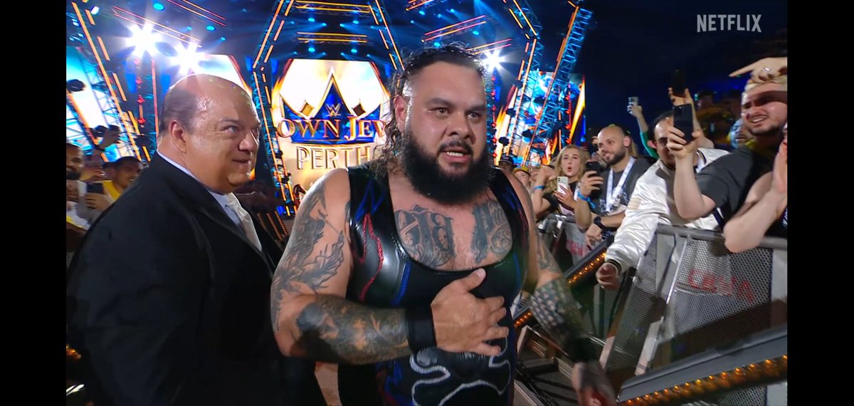 WrestleFeatures's tweet image. Bronson Reed has now pinned Okada &amp;amp; Roman Reigns.