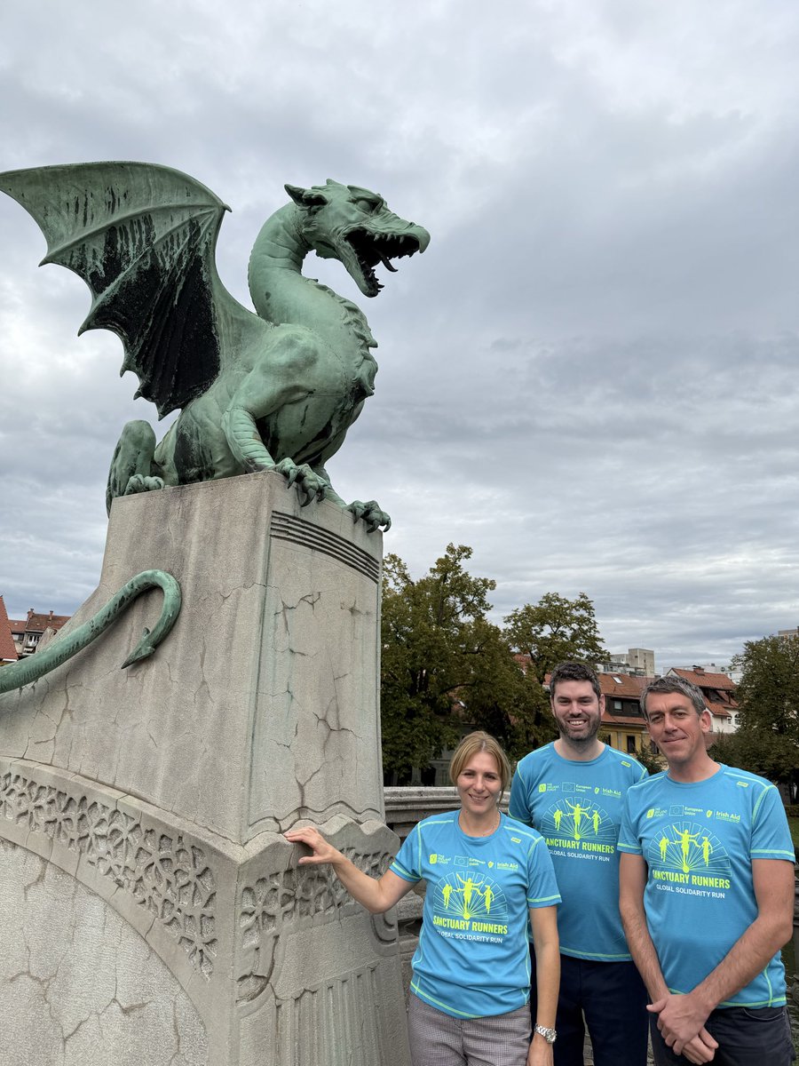 IrlEmbLjubljana's tweet photo. Team Ireland in Ljubljana showing support for the Global Solidarity Run 2025! 🌍💚

Proud to stand with colleagues worldwide in promoting community, wellbeing, and solidarity. 🌍🇮🇪🇸🇮

#GlobalSolidarityRun #IrelandInSlovenia https://t.co/3Uwa7wBxF7