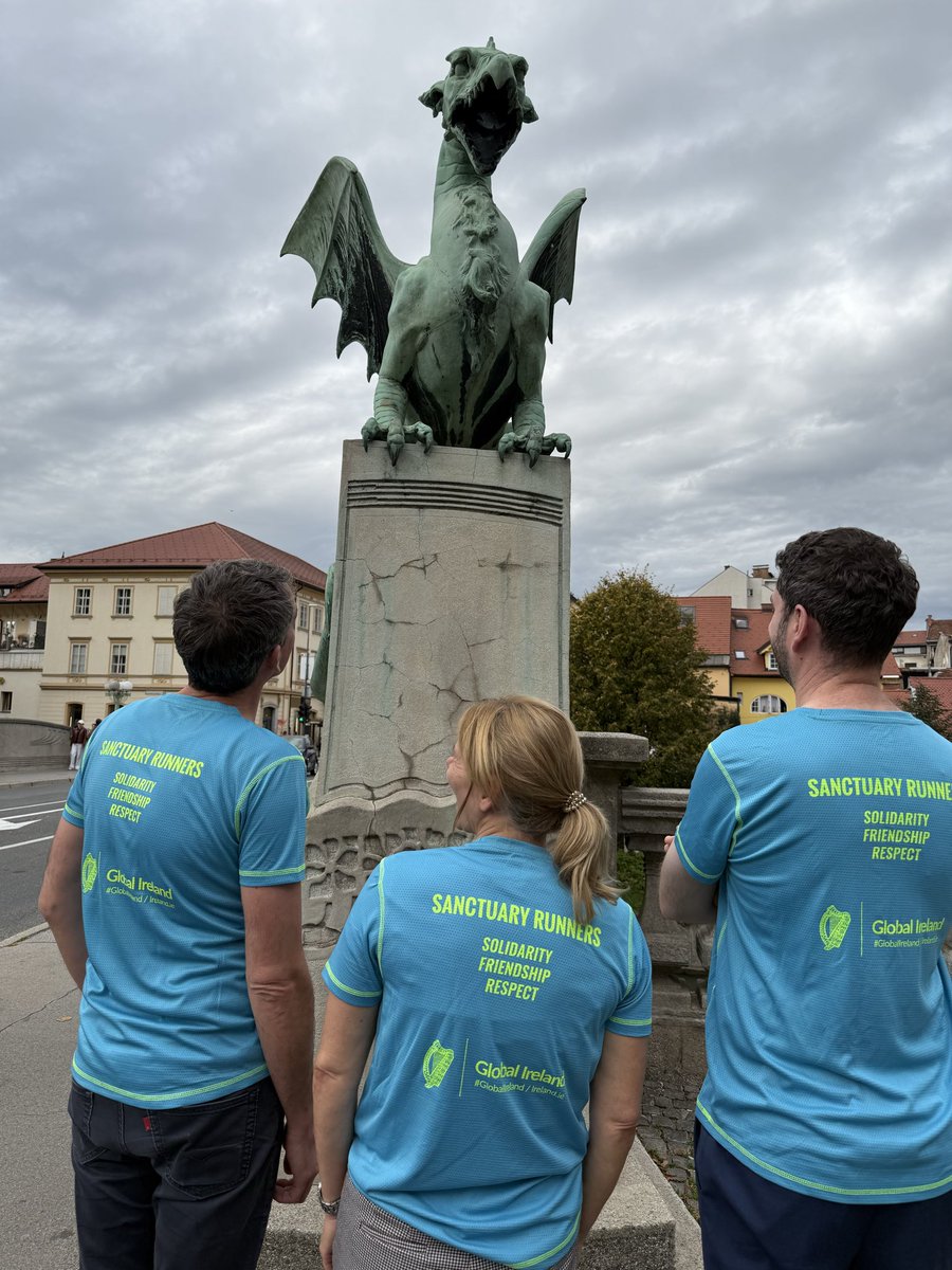 IrlEmbLjubljana's tweet photo. Team Ireland in Ljubljana showing support for the Global Solidarity Run 2025! 🌍💚

Proud to stand with colleagues worldwide in promoting community, wellbeing, and solidarity. 🌍🇮🇪🇸🇮

#GlobalSolidarityRun #IrelandInSlovenia https://t.co/3Uwa7wBxF7