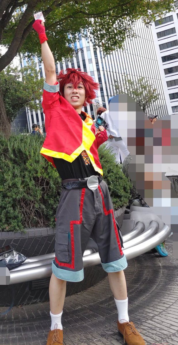 Number1AREN's tweet image. Cosplay

バトルスピリッツ 少年激覇ダン

馬神弾

📸 瑠里子さん(@hiace0601 )
#いにフェス名古屋2025
#いにフェス

「来た！行くぜパンテーラ！」
「メインステップ！龍の原点！創星伝説！超神星龍ジークヴルム・ノヴァをLv2で召喚！」
「超神星龍ジークヴルム・ノヴァ！伝説の力俺に見せてくれ！」