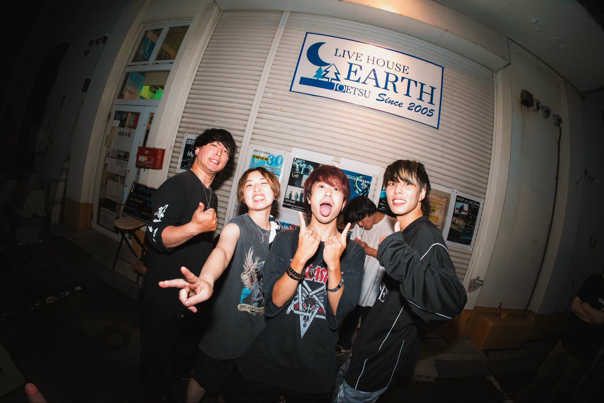 &lt;八王子NOW2025&gt;
全国八王子化計画 -新潟編-
上越EARTHありがとうございました！

ライブ写真は後ほど！
マジ最高でした！！また来ます！！

📸photo by <a href="/ayane_cam/">綾音</a>