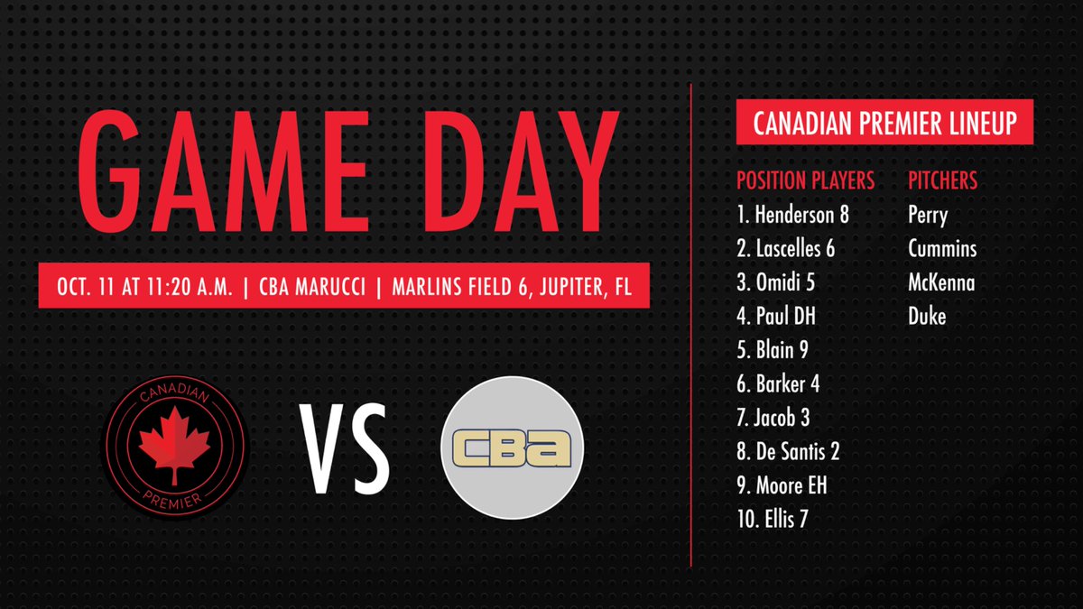 Canadian Premier - PG WWBA Game 2