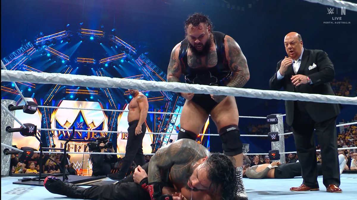 SeanRossSapp's tweet image. Bronson Reed beating Roman Reigns was THE right decision!