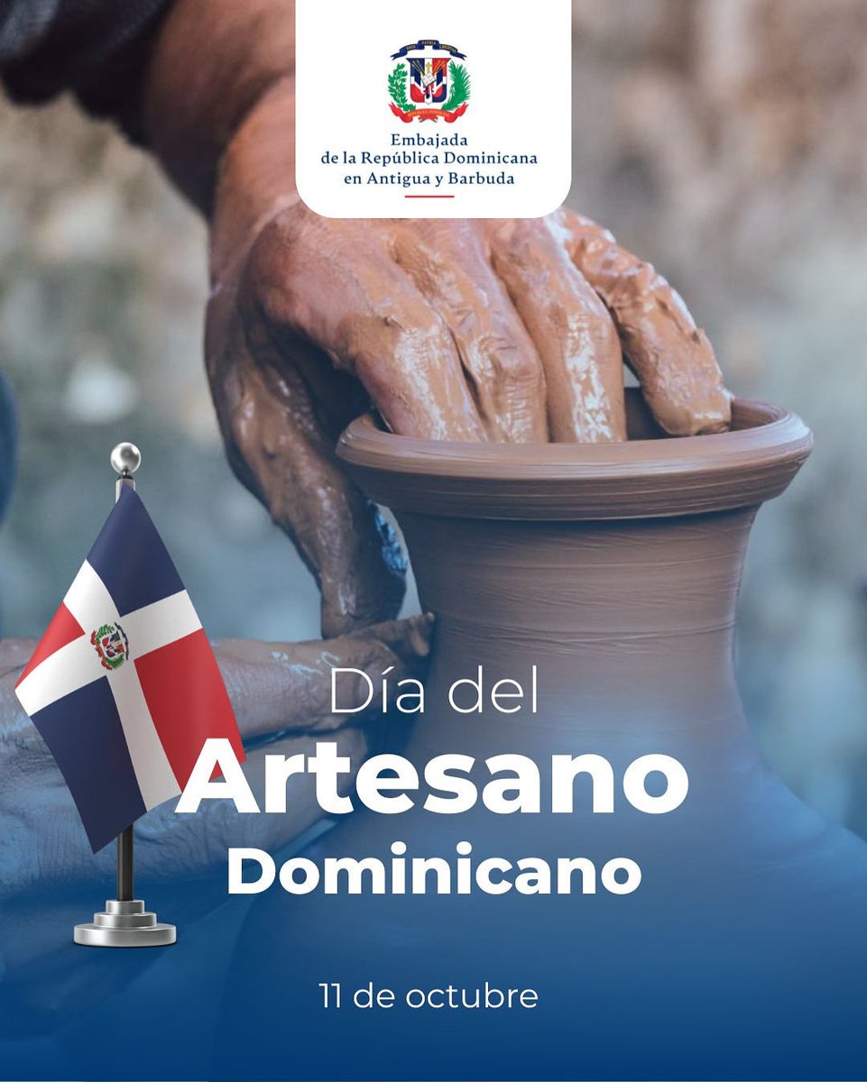 rdenantigua's tweet image. Hoy celebramos el Día del Artesano en la República Dominicana, reconociendo con orgullo el talento, la creatividad y la pasión de quienes mantienen viva nuestra identidad a través del arte popular. 🧵🎨🇩🇴
 
#DíaDelArtesano #OrgulloDominicano 
￼