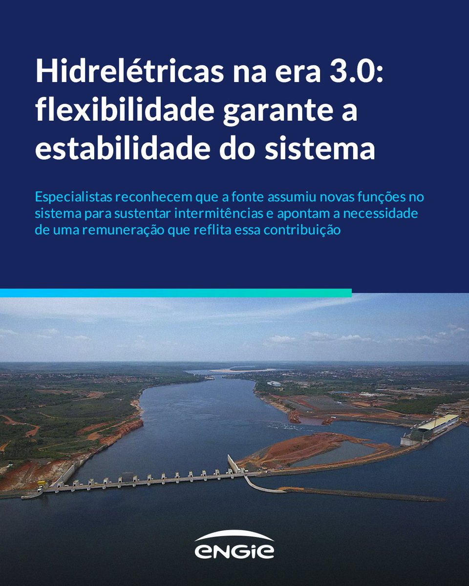 Na semana em que celebramos o #DiaMundialDaEnergiaHidrelétrica, trazemos os principais insights do evento “O papel das hidrelétricas na transição energética”, promovido pela Agência iNFRA.

Saiba mais:
alemdaenergia.engie.com.br/hidreletricas-…

#AlémDaEnergia