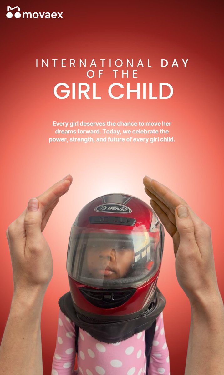 movaexLogistics's tweet photo. Every girl deserves the chance to move her dreams forward.
At Movaex, we believe in a world where girls have the freedom and support to go the distance.
Happy International Day of the Girl Child. πͺπ
#Movaex #DayOfTheGirlChild #GirlsMoveTheWorld
Judas IMISI WINNERS PARTY https://t.co/MposovvKZ3