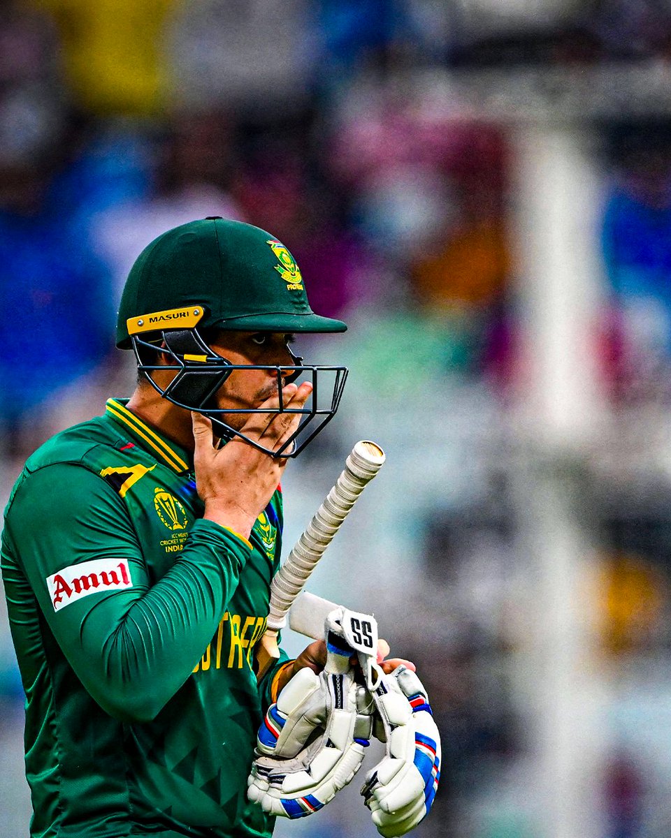 ESPNcricinfo's tweet image. Not an ideal return to international cricket for Quinton de Kock, who falls early for just 1 against Namibia 🤕
LIVE ▶️ bit.ly/43cP7Be
