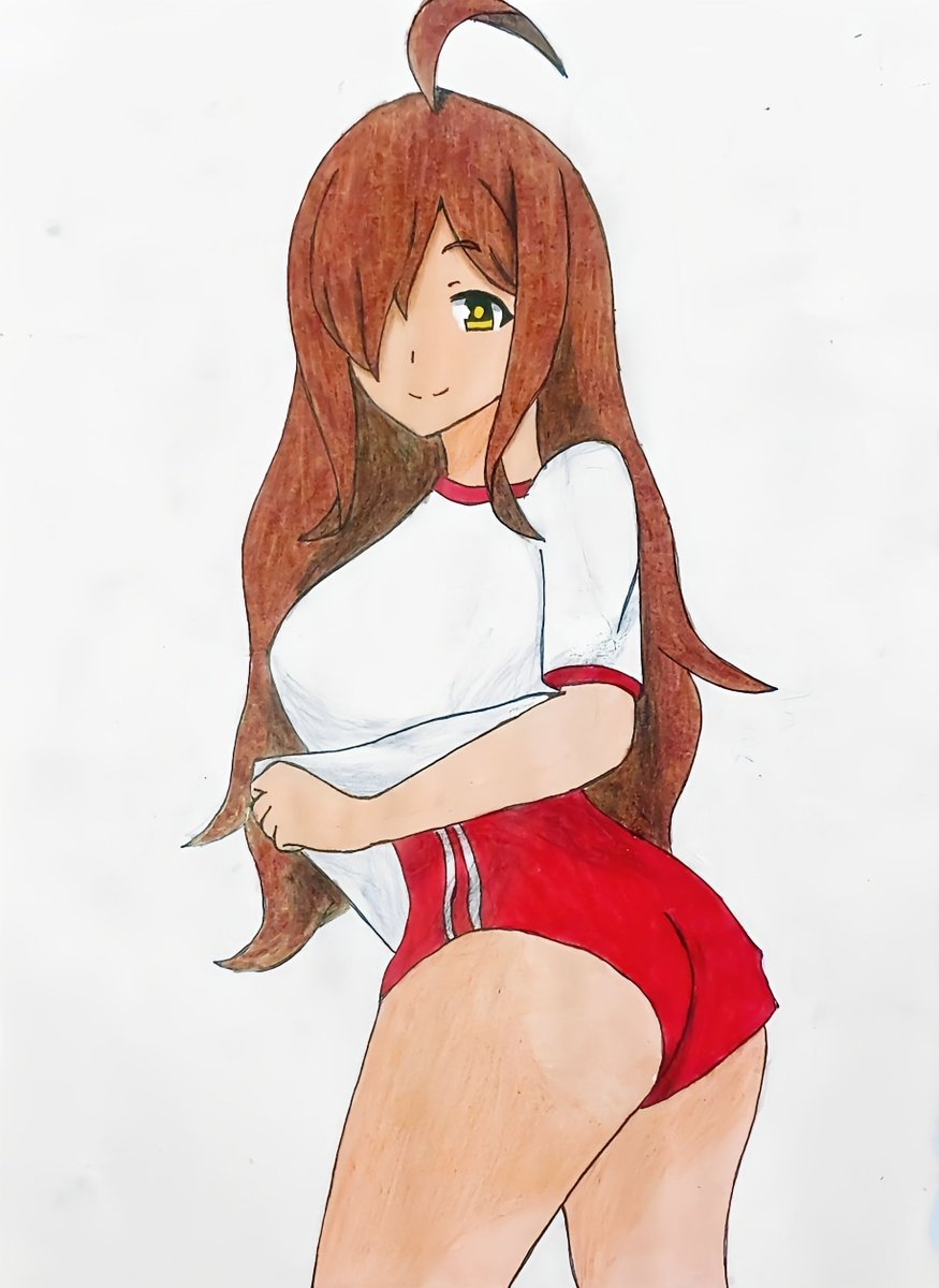 Wiz in her gym uniform

#konos