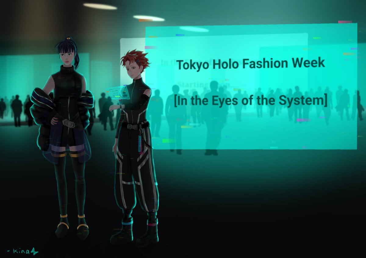 iamnotdeadyet__'s tweet photo. Kagari and Yayoi went undercover in the first ever Holo Fashion Week! Hopefully everything goes smoothly...

My entry for @InPlainSightPP
Enjoy Kagari and Yayoi serving looks and leaving no crumbs
Happy Anniversary to Psycho-Pass! #inplainsightPP #psychopass https://t.co/eUXcIe5Upb