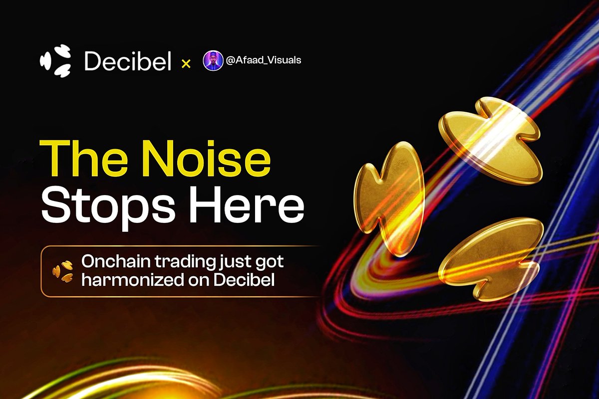 Afaad_Visuals's tweet image. Trading doesn’t have to be fragmented and chaotic.
.

That’s why @DecibelTrade brings harmony, speed, and composability all in one engine built on @Aptos

So finally, the noise stops💜

.

.

I’m @Afaad_Visuals, the Visual Storyteller.

#Decibel #Aptos #OnchainTrading #Web3 #DeFi