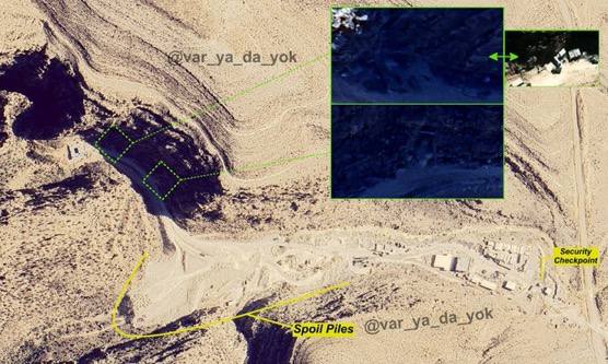 commandeleven's tweet image. According to new satellite imagery, Iran is building 5-6 new underground missile tunnel complexes.

This coupled with the lease of fighter jets from Russia clearly demonstrates Iran, just like the US and Israel, is preparing for war.