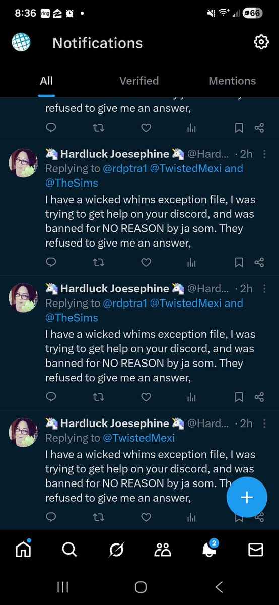 As you can probably tell, it was not for "no reason". 

Don't spam my socials, people.