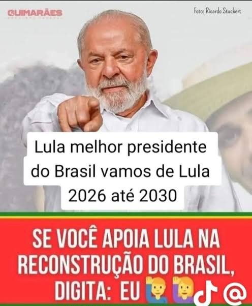 LULA o melhor Presidente da história do Brasil