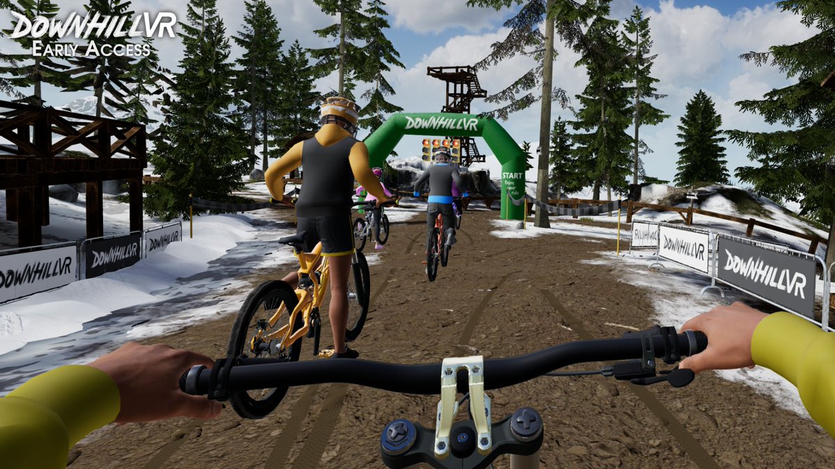 🏁 Ready to race? Line up, grip the handlebars, and get ready to drop in!

#DownhillVR #VRGaming #VirtualReality #MountainBiking #ScreenshotSaturday