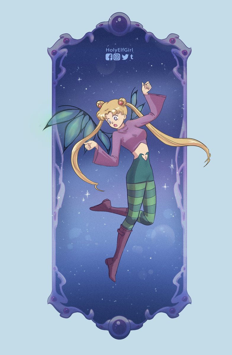 I fanart I did for a friend, who likes Sailormoon and W.i.t.c.h.

#sailormoon #witch #sailor_moon #usagi