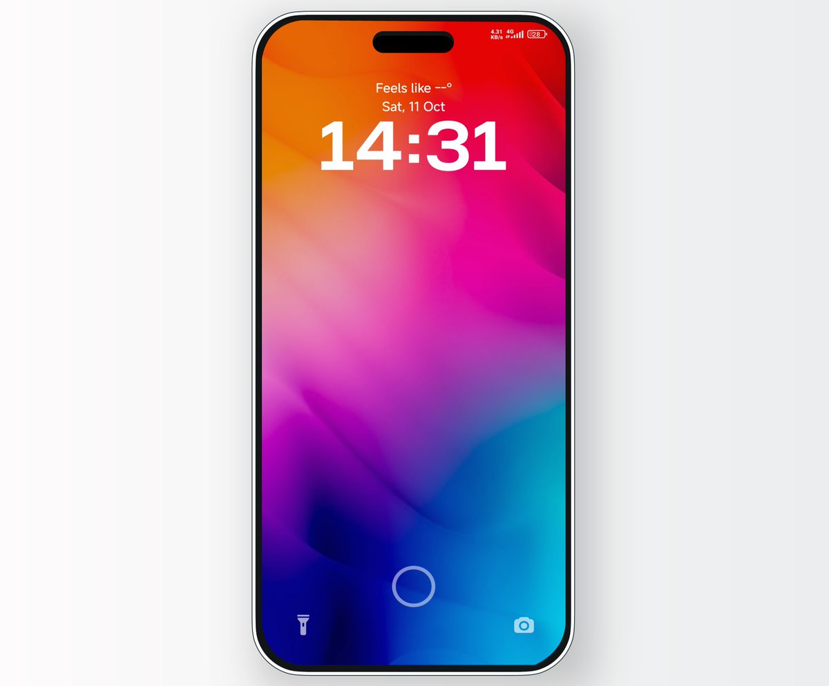 Zenithwalls's tweet image. &quot;Tropical sunset gradient&quot;