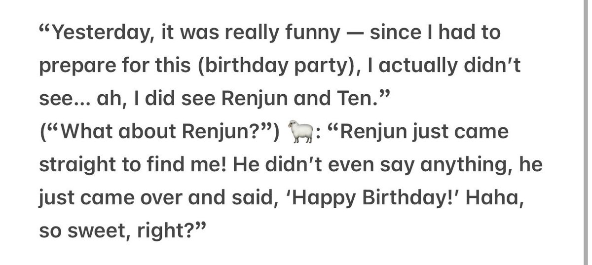 bluecosmicdust's tweet photo. #런쥔 #RENJUN #양양 #renyang  251011
Yangyang mentioned Renjun came to find him with Ten and said Happy Birthday to him yesterday.
（Translation：P3）

1©️ yuzukosyogal
2©️xhs：就叫怡仔 【https://t.co/kXcetvbgpV 】 https://t.co/yaUOuulB9H