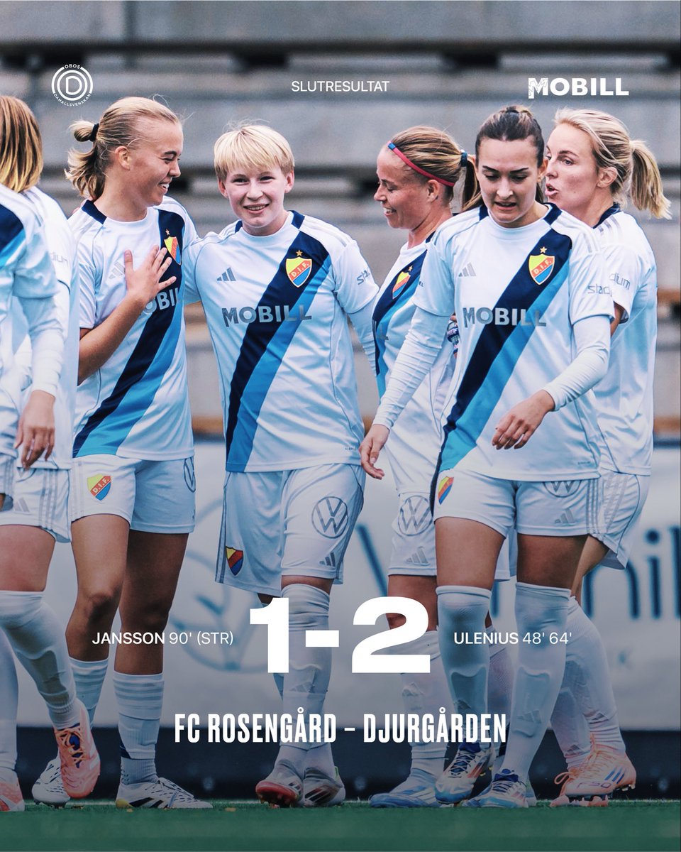 Viktig seger i jakten på topplagen 🙌

📝 Matchrapport på DIF.se