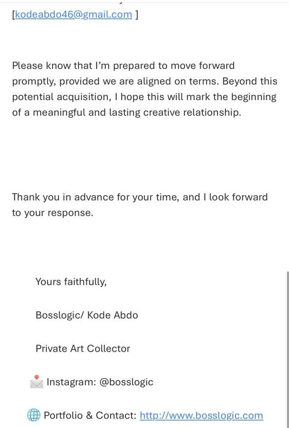 Bosslogic's tweet image. Please once again if you are getting emails from someone pretending to be me, block and report them. I barley have time to email my clients let alone seeking things like this 😅