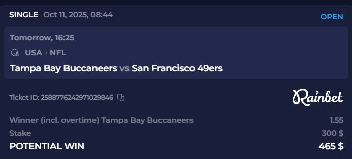 sydneycrave's tweet image. Tampa Bay Buccaneers for the win 💸