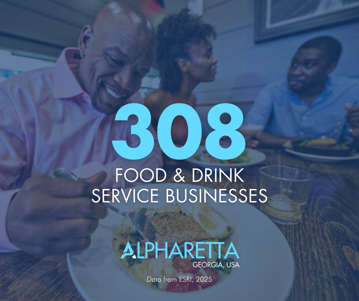 City of Alpharetta Economic Development (@connectedalpha) on Twitter photo Did you know Alpharetta boasts over 300 food and drink spots? 🍽️ From cozy cafés to upscale dining, our vibrant culinary scene is a key ingredient in what makes the City of Alpharetta so special—and a top destination for food lovers.
What is your favorite Alpharetta restaurant? Did you know Alpharetta boasts over 300 food and drink spots? 🍽️ From cozy cafés to upscale dining, our vibrant culinary scene is a key ingredient in what makes the City of Alpharetta so special—and a top destination for food lovers.
What is your favorite Alpharetta restaurant?