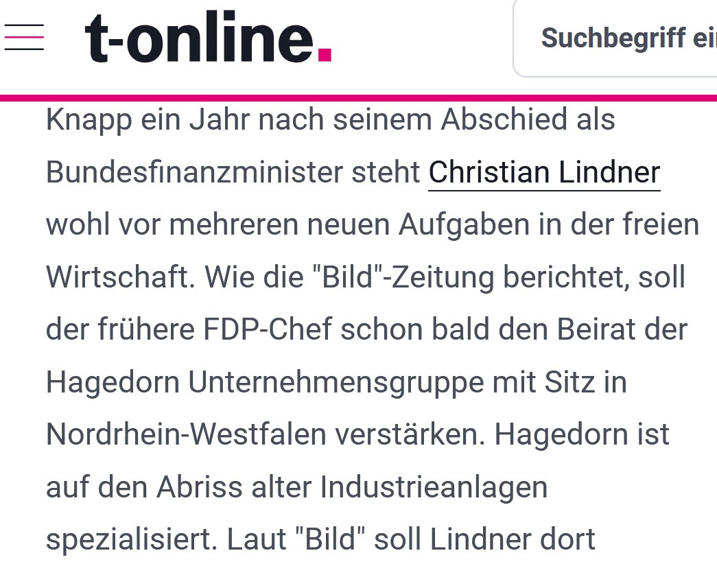 SHomburg's tweet image. Um parteipolitisch neutral zu sein: Lindner widmet sich künftig dem Abriss von Industrieanlagen. Ich hatte auf Wärmepumpen oder E-Autos getippt. Clever vorbereitet!