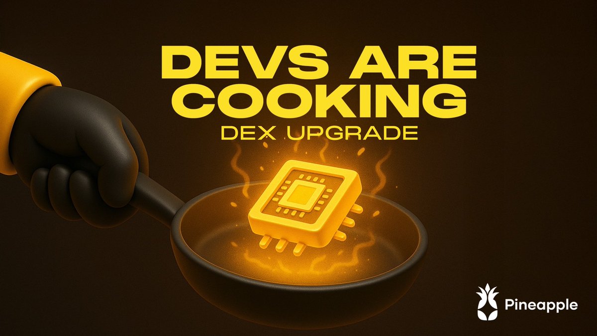 PineappleDex's tweet image. PineappleDEX Upgrade: ANOTHER ONE.

Fresh off last week’s Solana launch, we’ve shipped another major DEX upgrade in less than a week - faster, sharper, and built for precision trading across chains. Here’s what’s new:

💎 ETH + WETH Limit Orders: Limit orders no longer stop at…