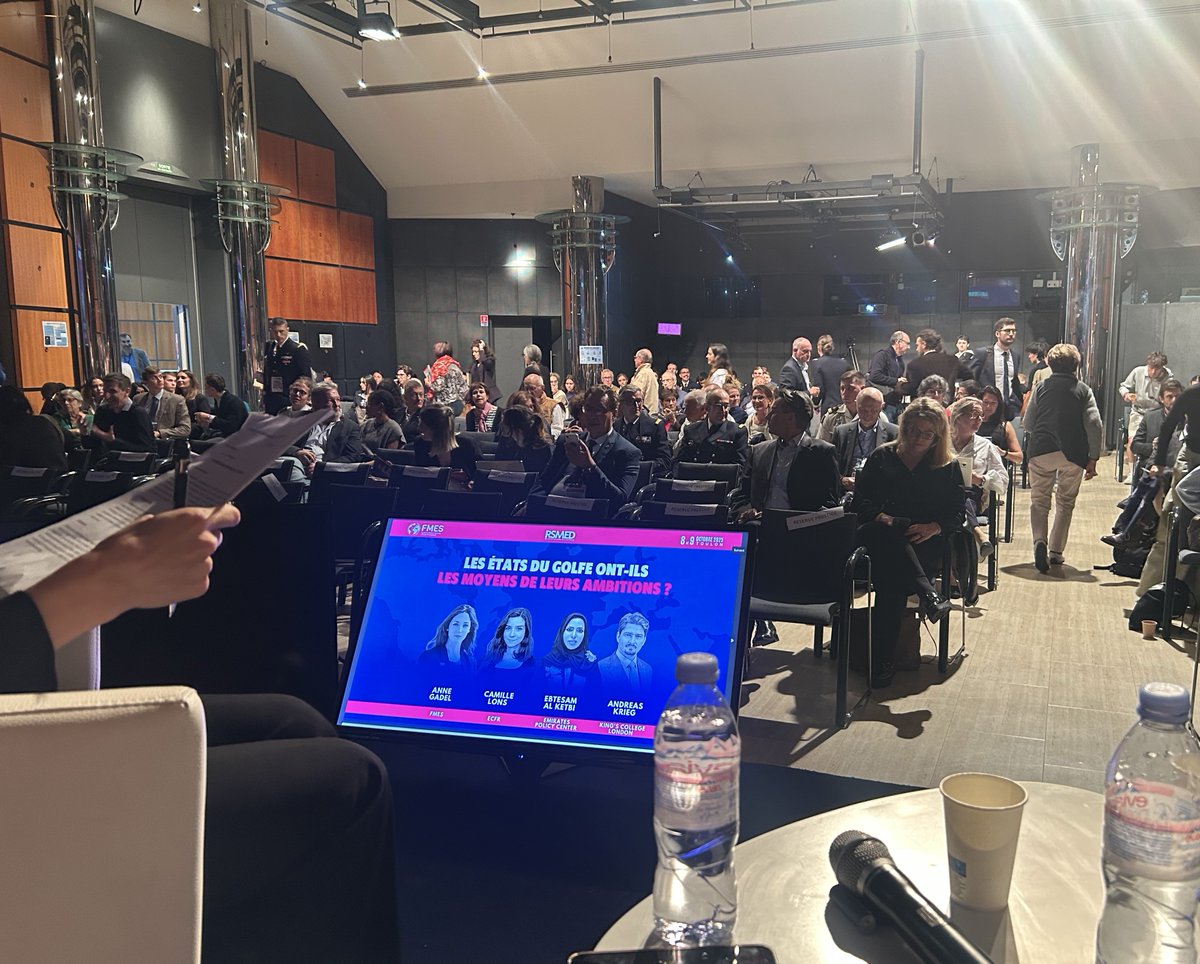 andreas_krieg's tweet photo. Great pleasure to attend the #FMES Strategic Mediterranean Dialogue in Toulon @InstitutFMES
Great panel with @CamilleLons @ekitbi and @Anne_Gadel on strategic autonomy in the #Gulf where I spoke about how in an interconnected global system, statecraft is increasingly defined by a nation’s ability to orchestrate and dominate transnational networks rather than merely exercising traditional sovereign power. This “network power” entails strategically positioning a state as a central hub in global flows of goods, ideas, and influence to enhance national security, autonomy, and prosperity. States seek to become indispensable by leveraging co-dependencies—such as #Qatar’s LNG dominance or the #UAE’s investment in critical infrastructure—and weaponizing interdependence to gain influence.