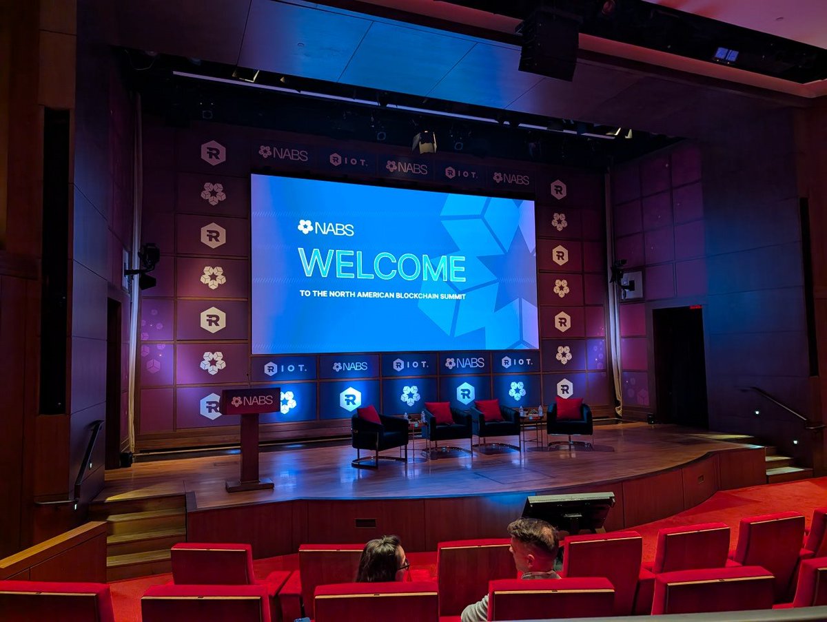 GM from <a href="/NABSummit/">North American Blockchain Summit</a> 
Looking forward to hearing stories and sharing insights and updates. 
#Bitcoin
