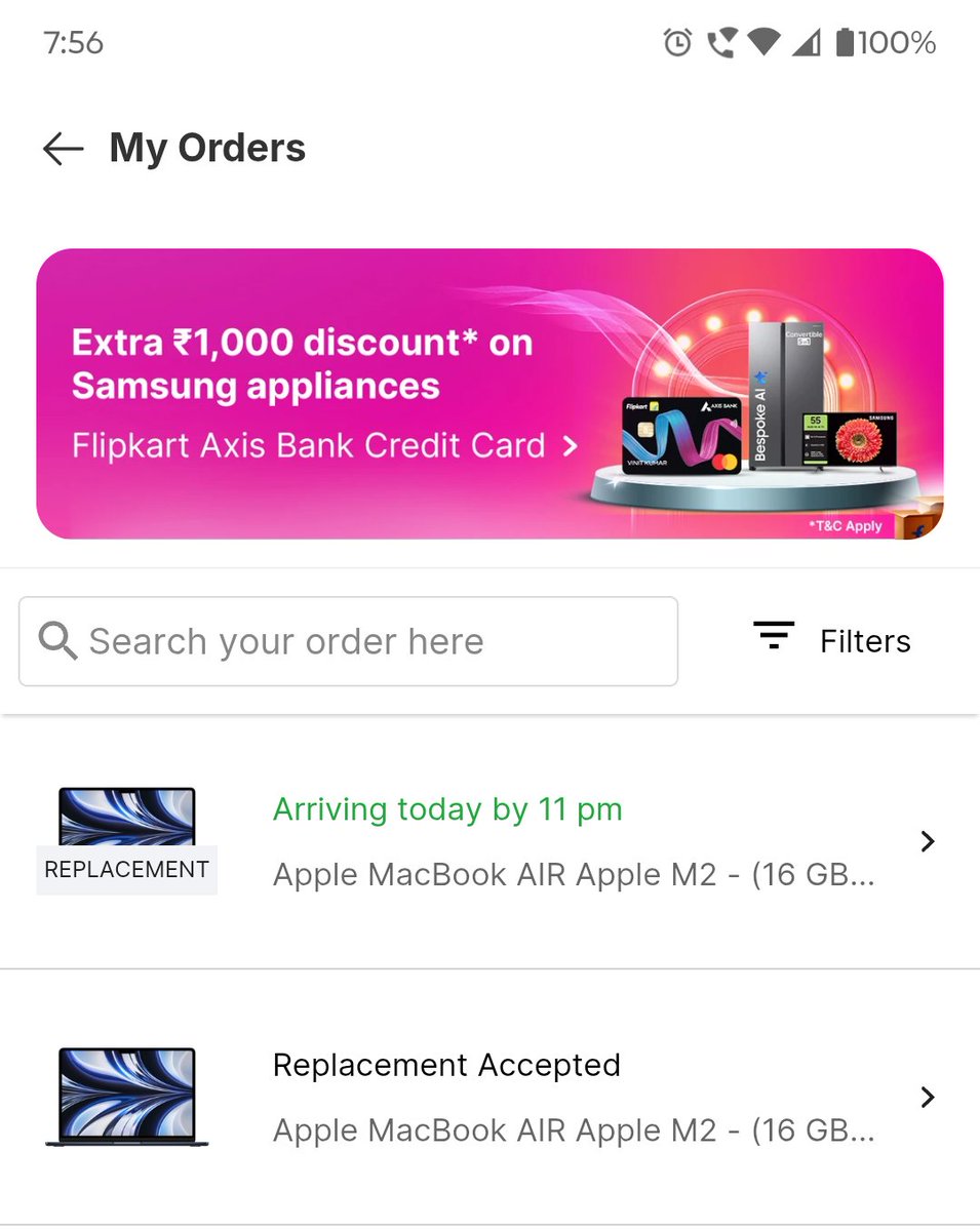 anksh_dev's tweet image. Hey @Flipkart what are you doing with my order first you cancel my previous order by saying it's lost or damage in transit you wasted my 14 days and reshipped my product which delivery date is today but today also my product not reached to my city then how will it be delivered.