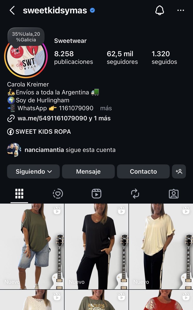 vmenditto's tweet photo. 👉🏼Jueves UALA BIS

📲 35% de reintegro en el acto 
💳 Pagas con crédito o débito
💵 Tope $20.000 por mes 

A ver déjame que te explique con mis palabras : es un sistema especial al que los comerciantes presenciales o web están adheridos . 

Yo le compro cada tanto a una tienda web que te dejo acá y pactamos que pago los jueves así aprovecho este ahorro 

También te conté que lo tienen en varios negocios como carnicerías o comercios de barrio ( te dejo carteles que fui recolectando que me mandaron uds) 

Fíjate los jueves de preguntar si tienen UALA BIS y aprovecha porque es un monto de plata que ahorras 😄