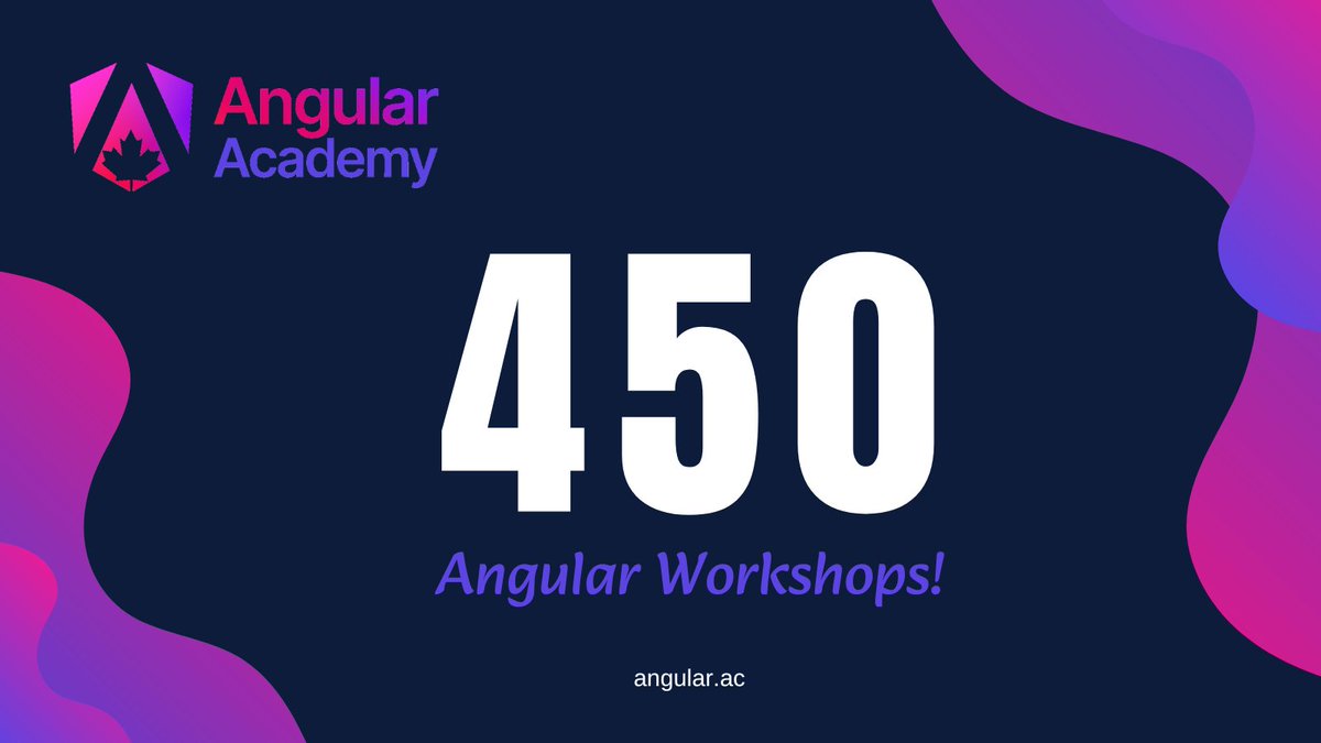 AngularAcademy's tweet image. Yesterday we hosted our 450th Angular Workshop, this one was dedicated to Signals!
#TheRoadTo500