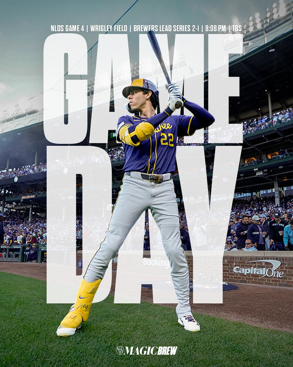 Brewers's tweet image. Embrace the challenge

#MagicBrew