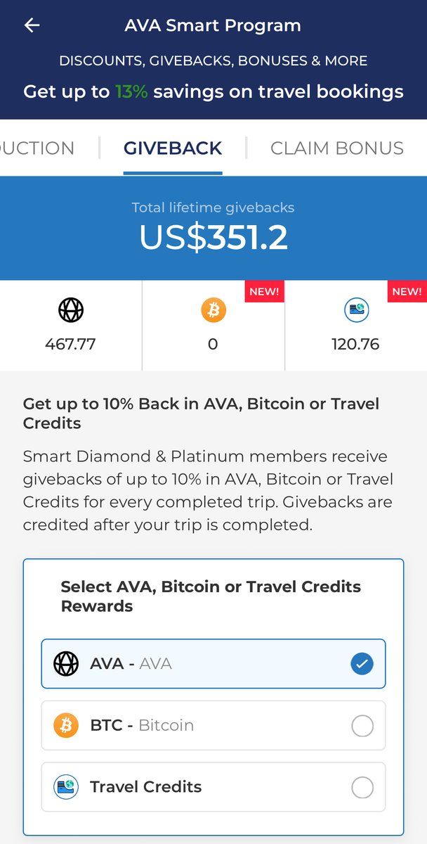 JHeitmayer's tweet image. Earning while exploring! Thanks to the AVA Smart Program, my travels through the Swiss Alps just got even more rewarding. 🌍💎 #Travala #AVASmartProgram #DiamondMember #TravelRewards