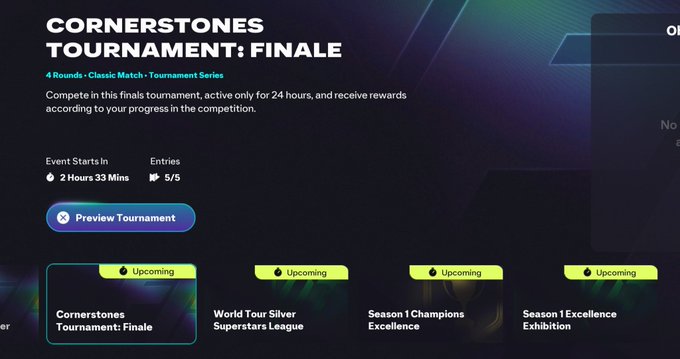 🚨 La final del torneo Cornerstones comienza hoy ✅

¿Calificaste? 👇🏻 #FC26