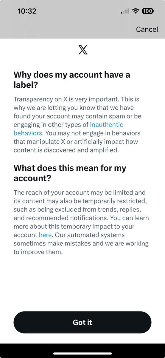 ⁦<a href="/elonmusk/">Elon Musk</a>⁩ 2 weeks of this. Nothing in my posts warrants this. It is the second time your algorithm or team has done this to me.