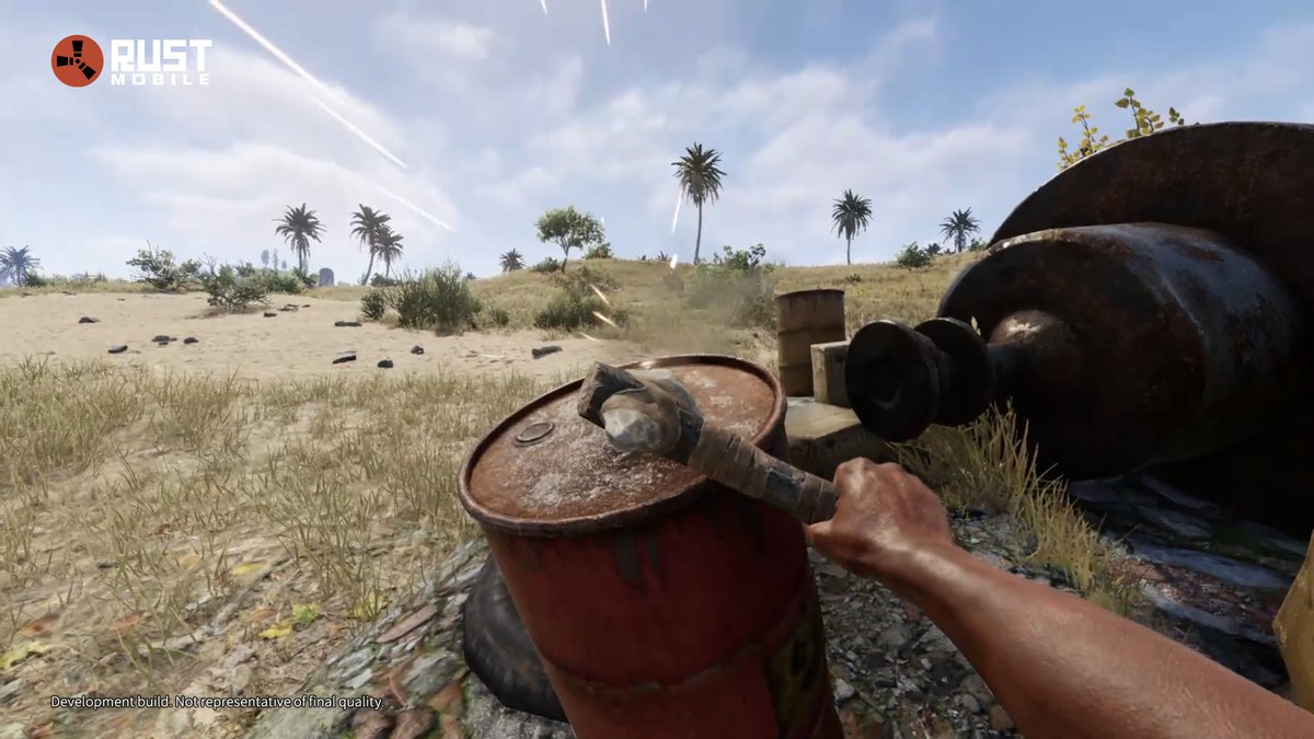 play_rustmobile's tweet image. ☀️ chop wood, smash barrels, full of hope.
🌙 dig nodes and ...?
——————Real gameplay series
#RustMobile