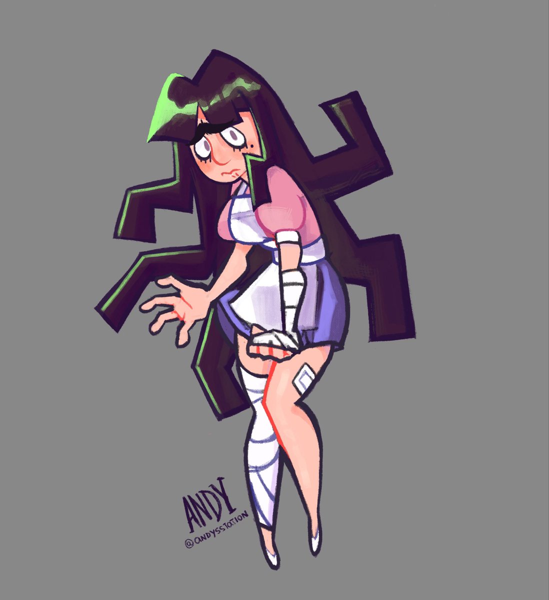 andysstati0n's tweet photo. mikan ❤️‍🩹 
#danganronpa #sdr2 https://t.co/pyerM6SU6w