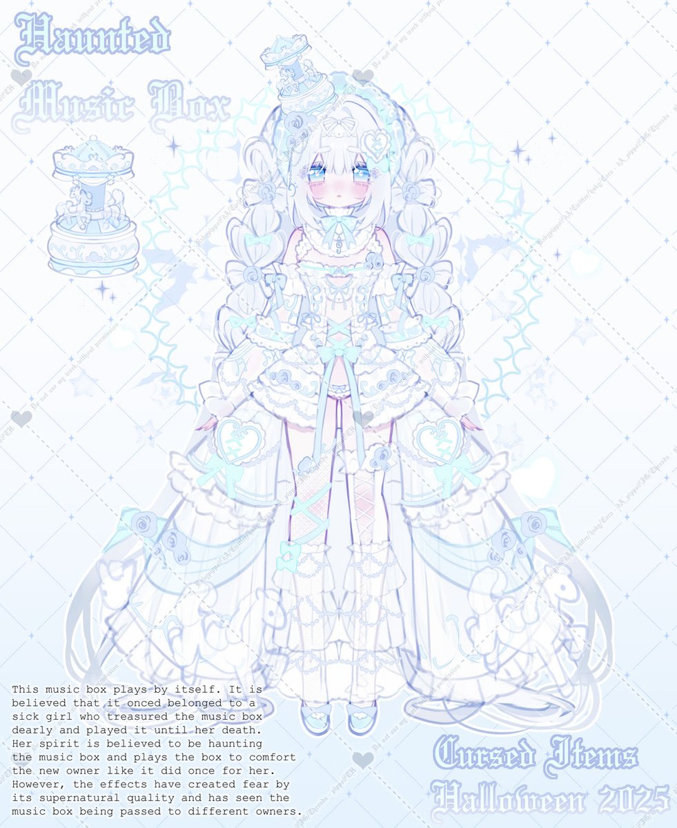 Cursed Items: Haunted Music Box 🎶 👻 

Character design💖info 👇