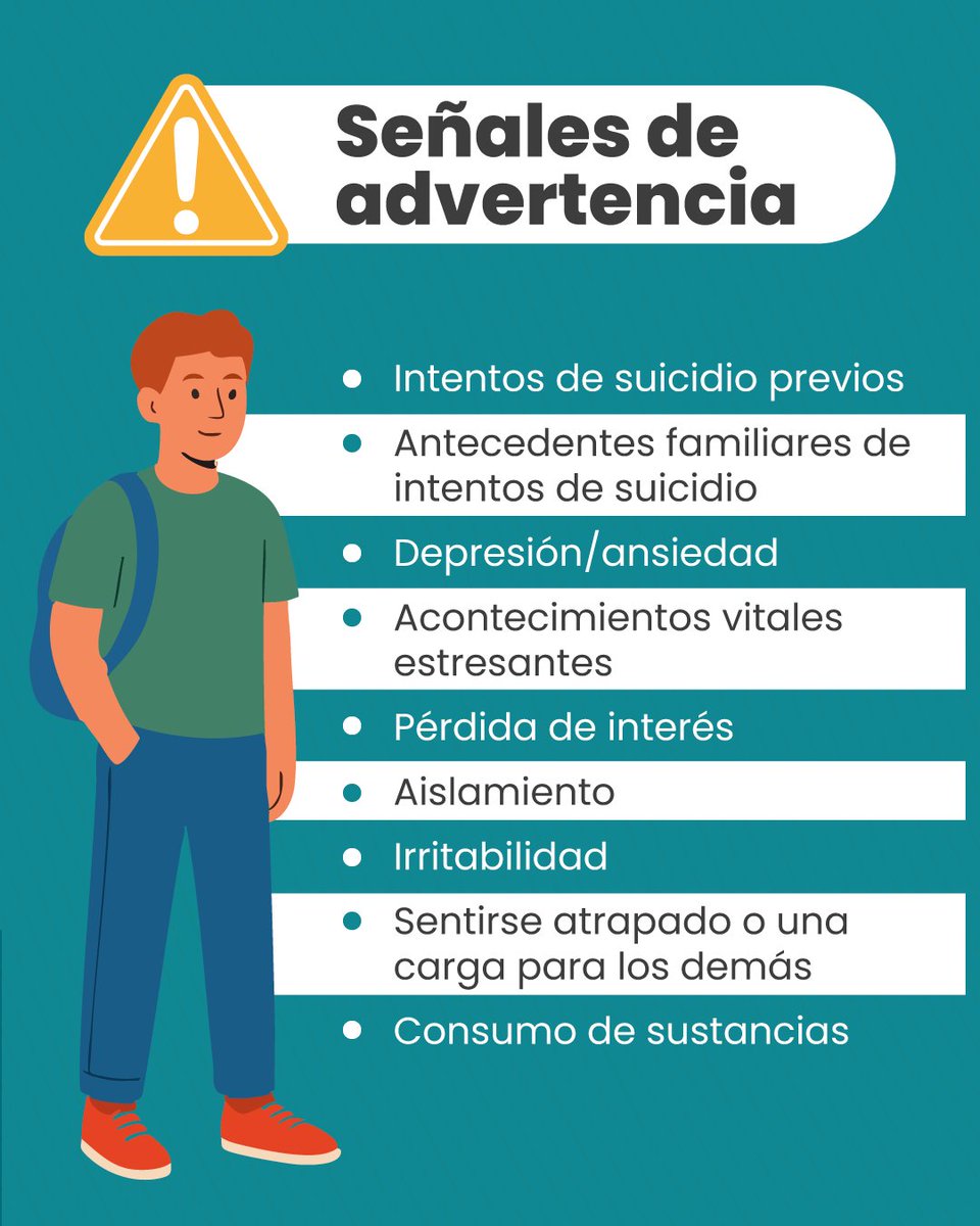 opsoms's tweet image. El #suicidio es la 3.ª causa de muerte en jóvenes de 15 a 24 años en las Américas 🌎.
Todos tienen derecho a protección y atención.
Conoce las señales de advertencia y las estrategias para prevenirlo.
Prevenir es posible.
 🔗 paho.org/es/campanas/di…

@OEA_oficial