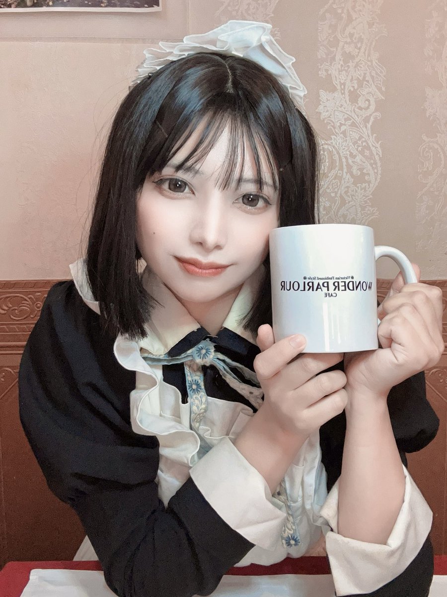 おやすみ前に温かいお飲み物を一杯、いかがでございますか……？

#ワンダーパーラー 
#ワンダーパーラーカフェ 
#メイド喫茶