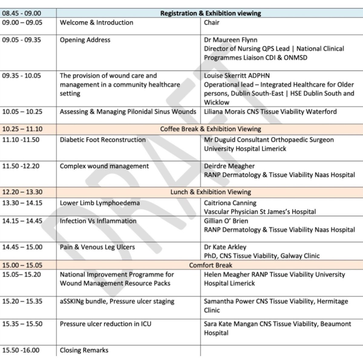 Tissue Viability Nurses Association of Ireland tweet media