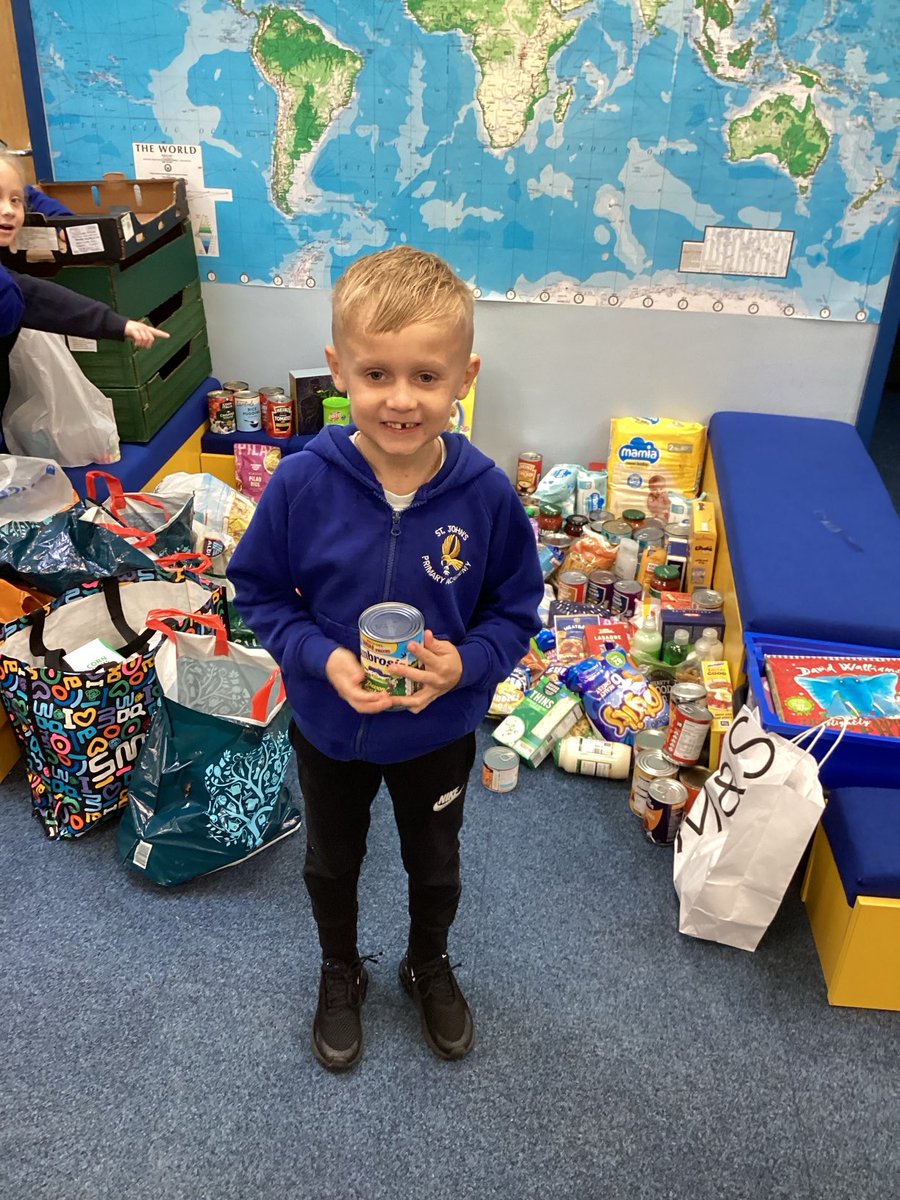 Thank you 1ST for your harvest donations.