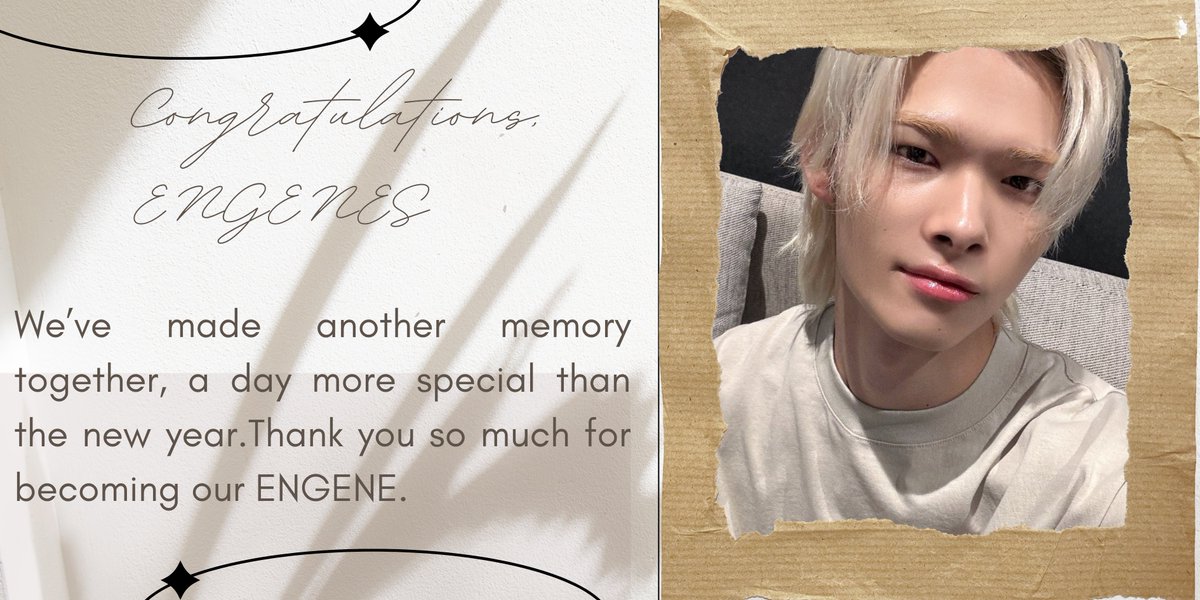 rikiehnypen's tweet photo. Happiest birthday to our beloved,  Engenes. https://t.co/ARycTm3muJ