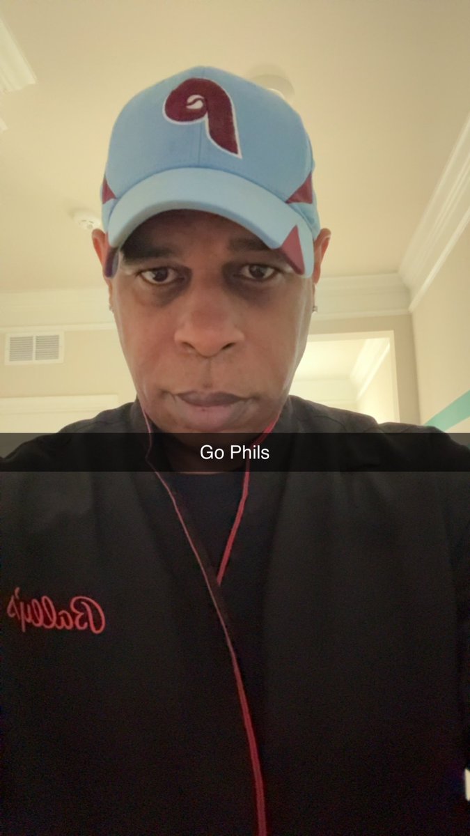 Heading to work Go Phils say it back #RedOctober