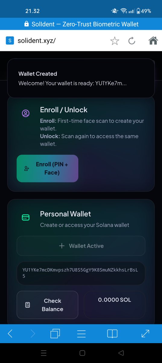 0xboek's tweet photo. @solidentxyz YU1YKe7mcDKmvpszh7U8S5GgY9K8SmuNZkkhsLrBsL5
#Solident #Solana #Biometrics #Security https://t.co/mN0Fc0Izor