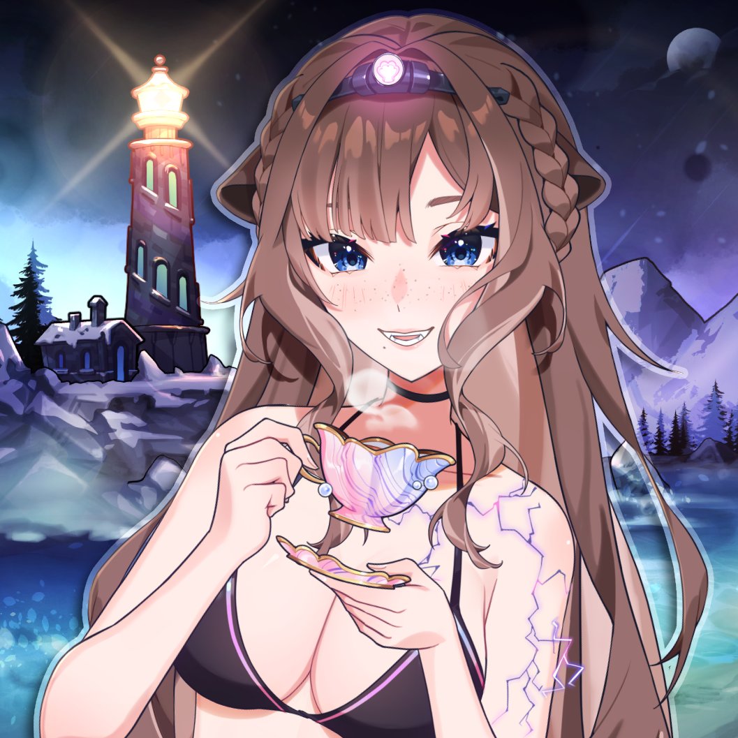 CapableMable's tweet image. At the lighthouse the tea is always hot, and so am I.