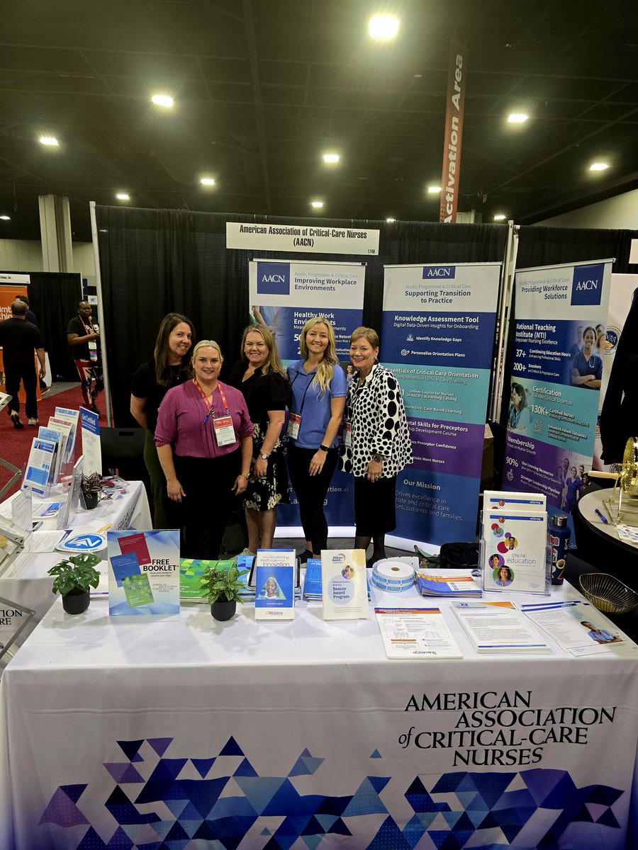 AACNme's tweet photo. AACN is in Atlanta at the Magnet & Pathways conference. Our staff is on hand to talk about certifications, BEACON, e-learning and healthy work environments (HWE) . If you or your staff are at Magnet, come visit booth 1748!
@ANANursingWorld
#ThePowerOfNurses #MagnetPTECon https://t.co/mh2PvX9fuF