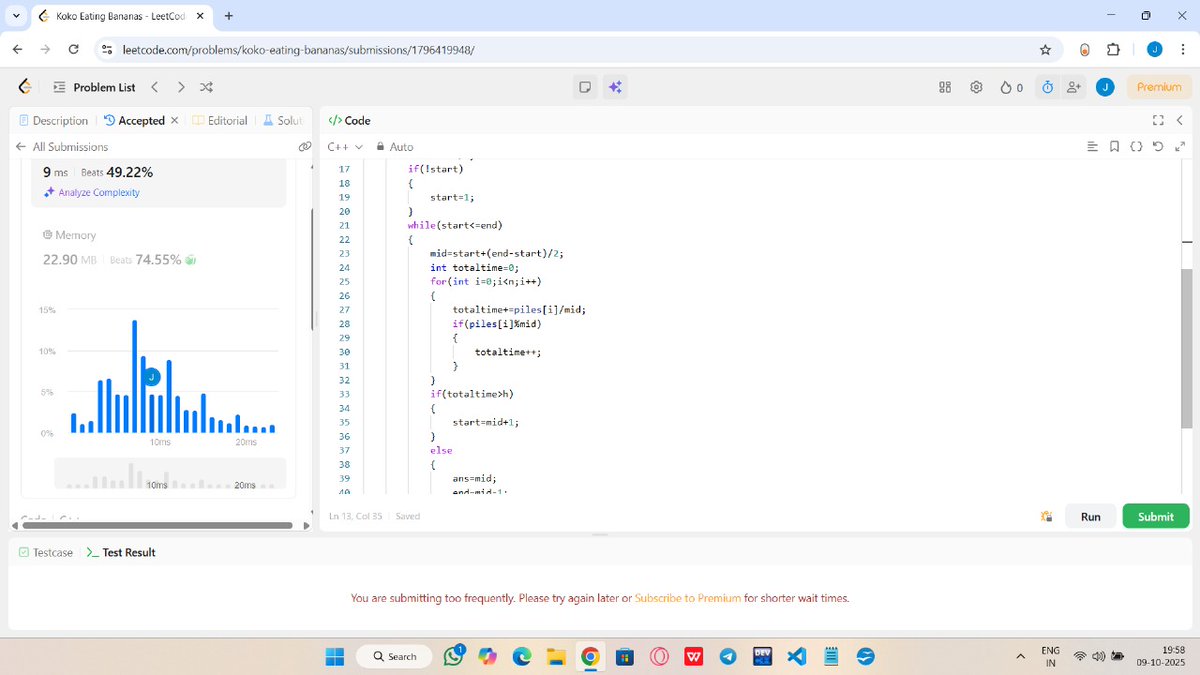 JeetKumarD35856's tweet image. Just crushed 1 LeetCode + 1 GFG problem today, all thanks to Rohit Negi bhaiya's killer explanations! Rohit Negi bhaiya, you're the DSA GOD 🙌 Keep slaying those algorithms! #DSA #LeetCode #GFG #CodingJourney #CoderArmy #Consistency